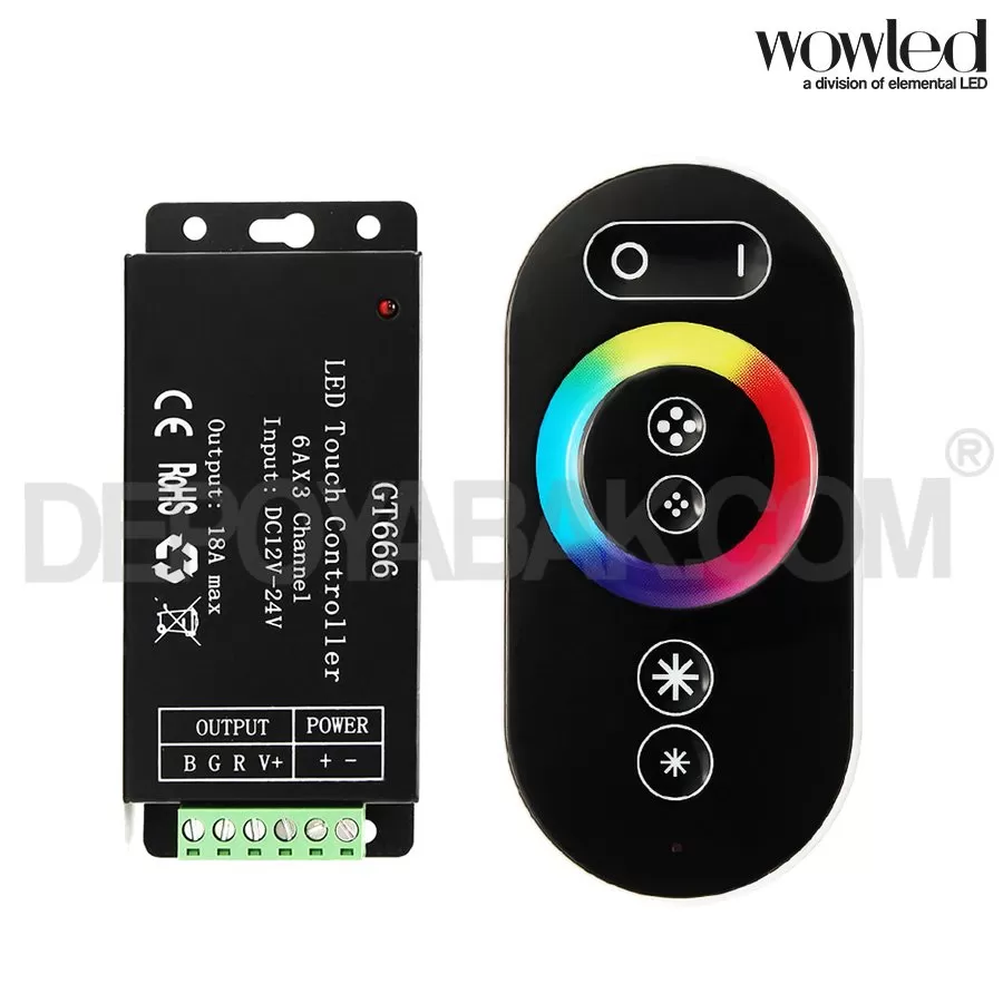 18 Amper Dokunmatik  Rgb Şerit Led Kumanda