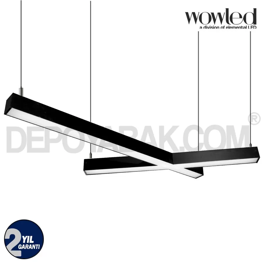 2 X100  Cm Led Linear Armatür