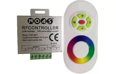 24 Amper Dokunmatik  Rgb Şerit Led Kumanda