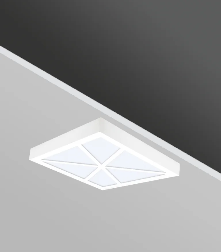 Gecem Lighting TSE BELGELİ DIZA 60×60 36W Sıva Üstü Özel Tasarım Backlight Armatür
