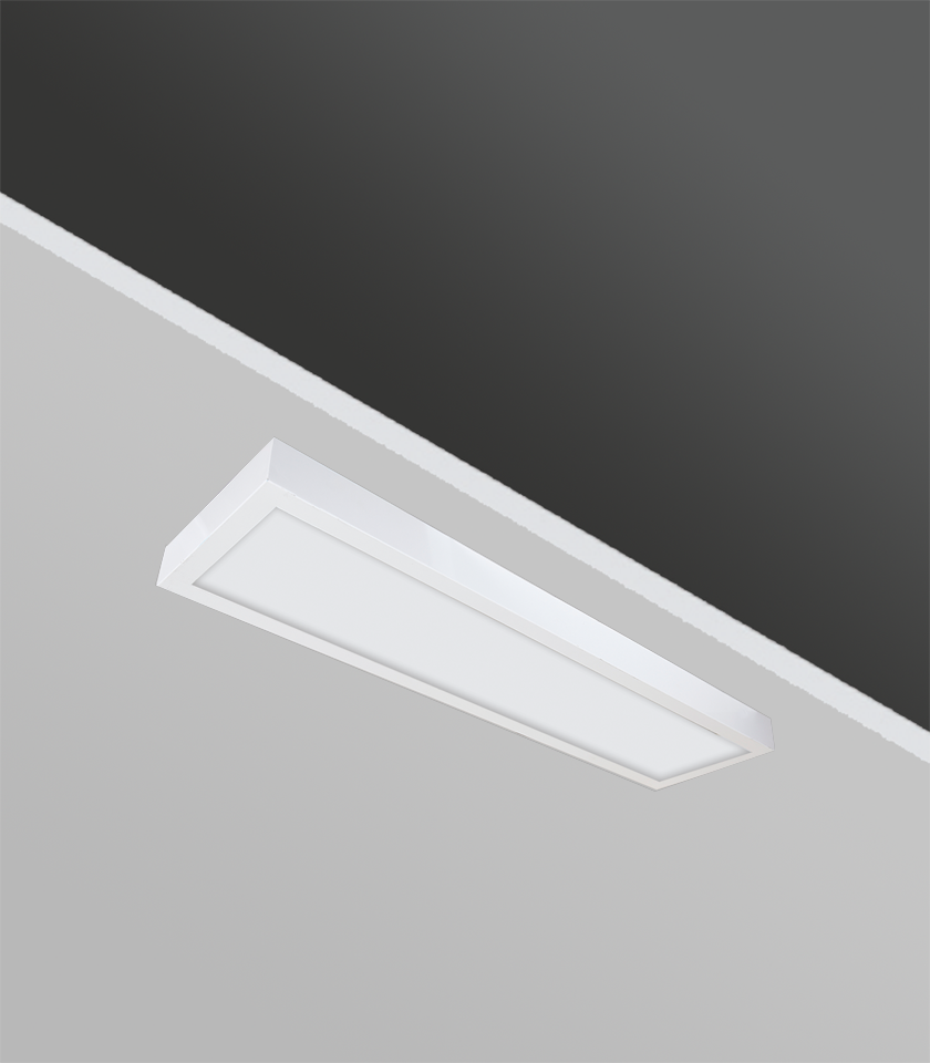 Gecem Lighting TSE BELGELİ STERA 30×120 36W Sıva Üstü Temperli Camlı Ameliyathane Armatürleri