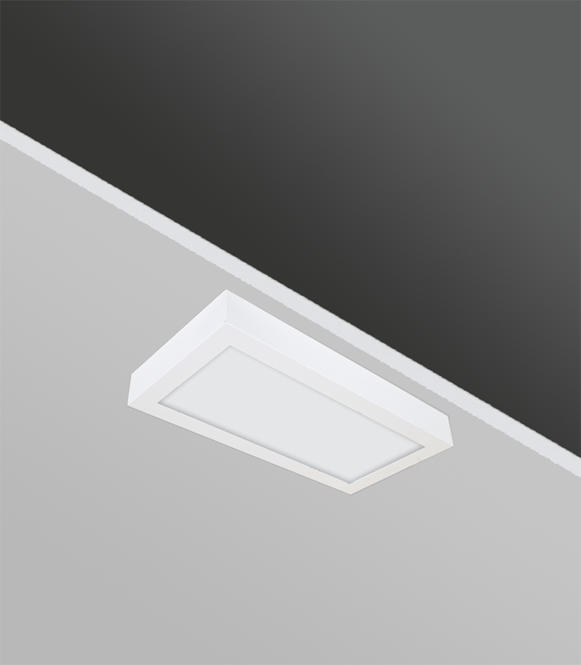Gecem Lighting TSE BELGELİ STERA 30×60 20W Sıva Üstü Temperli Camlı Ameliyathane Armatürleri