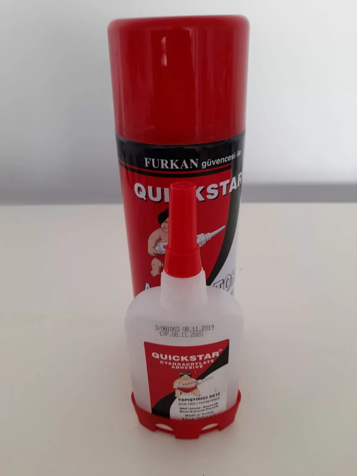 Quickstar 400ml 70gr Japon Hızlı Yapıştırıcı Set