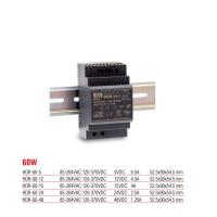 HDR-60-12 Meanwell 60 Watt 12 Vdc 4.5 Amper Plastik Kasa Ray Tipi Güç Kaynağı