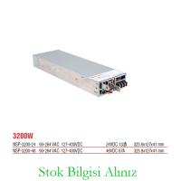 Meanwell NSP-3200-48 Yüksek Verimli 3200 Watt Paralellenebilir 48 Vdc 67 Amper Standart Güç Kaynağı