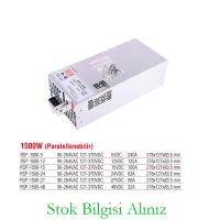 Meanwell RSP-1500-48 Yüksek Verimli 1500 Watt Paralellenebilir 48 Vdc 32 Amper Standart Güç Kaynağı