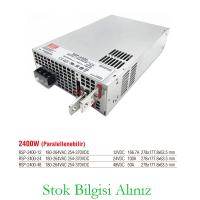 Meanwell RSP-2400-24 Yüksek Verimli 2400 Watt Paralellenebilir 24 Vdc 100 Amper Standart Güç Kaynağı