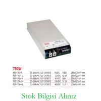 Meanwell RSP-750-24 Yüksek Verimli 750 Watt 24 Vdc 31.3 Amper Standart Güç Kaynağı