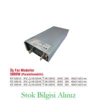 Meanwell RST-5000-48 Yüksek Verimli 5000 Watt Trifaze Paralellenebilir 48 Vdc 105 Amper Standart Güç Kaynağı