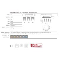 22 Watt Kuyumcu Vitrin Aydınlatma Armatürü