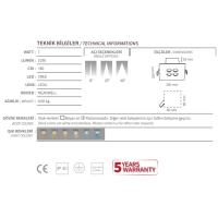 7 Watt Kuyumcu Vitrin Aydınlatma Armatürü